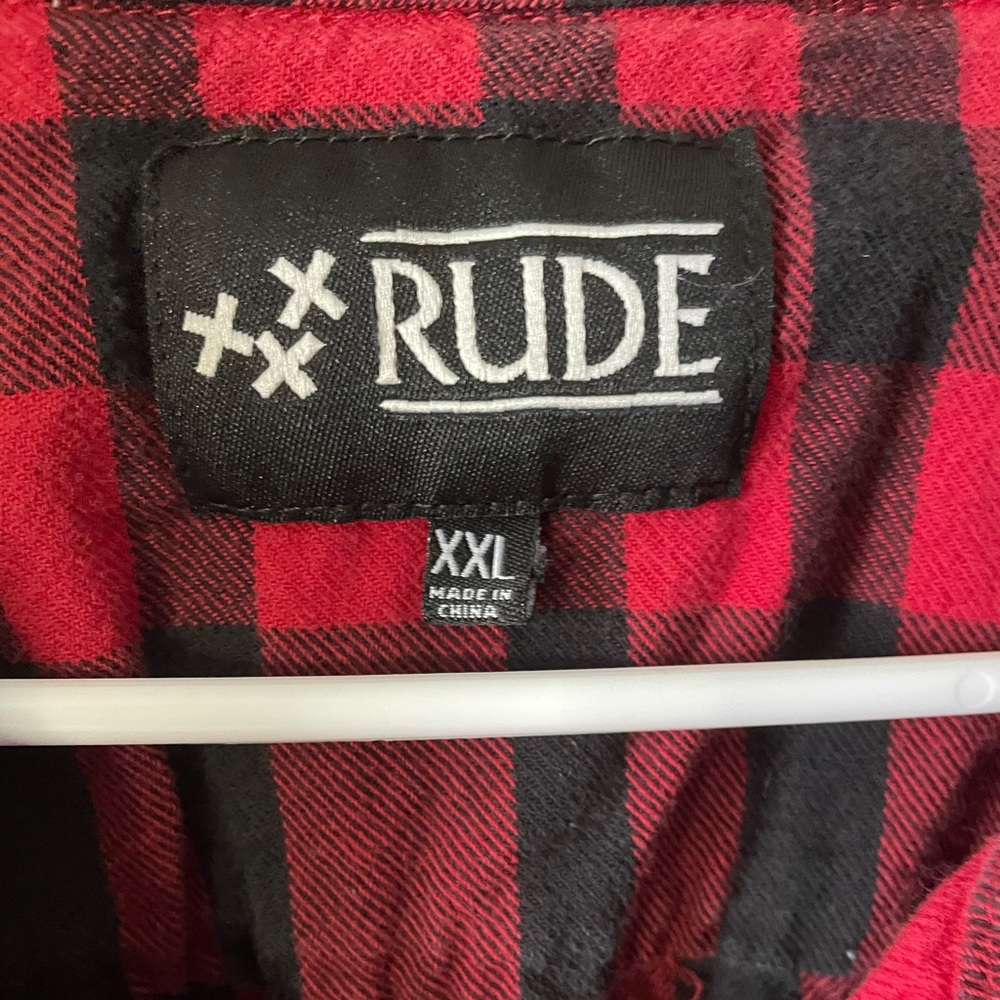 Xxx Rude plaid button down - Picture 10 of 10